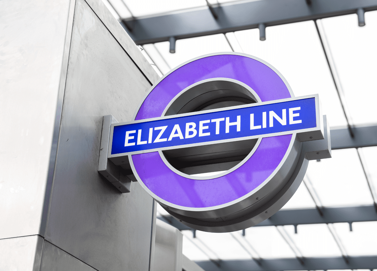 Elizabeth Line Sign