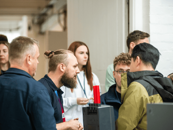 Networking at CPD event